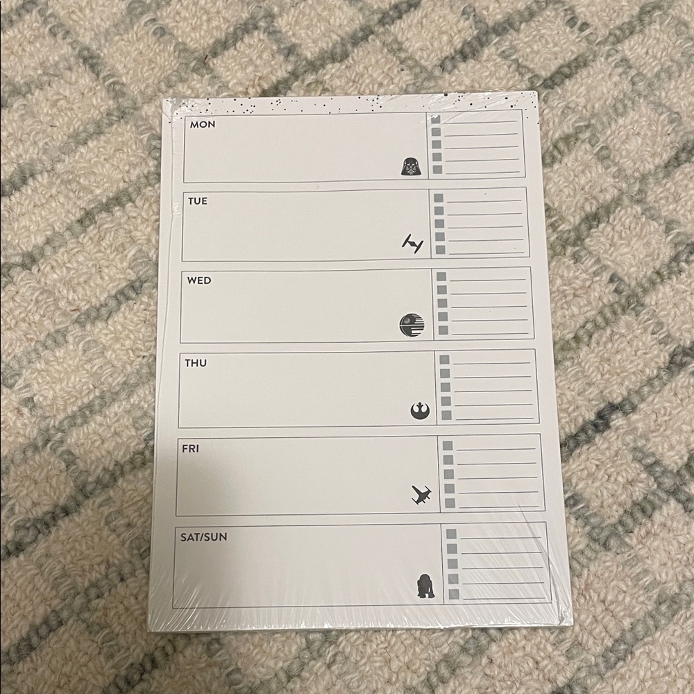 Erin Condren Star Wars Weekly Planner Pad